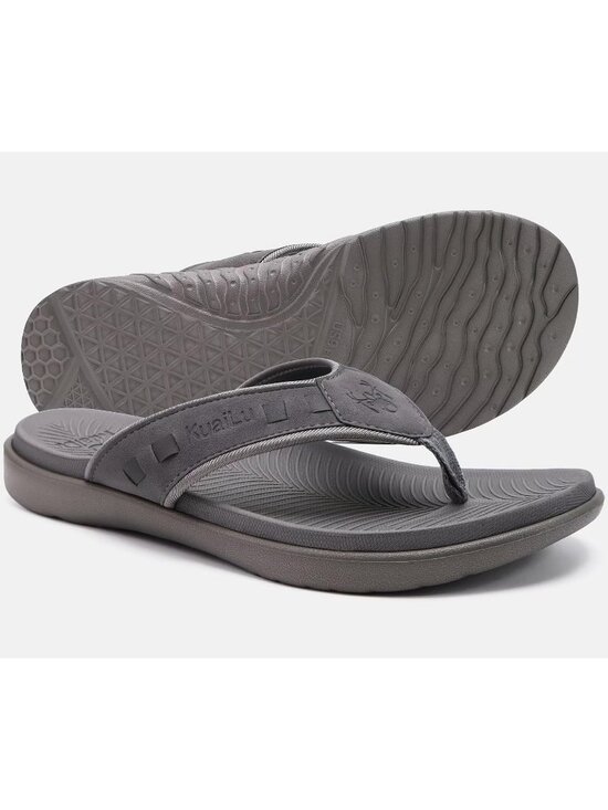 Men\'s Grey Fashion Arch Support Flip Flops Comfort Orthotic Thong Sandal Shoes main image 5